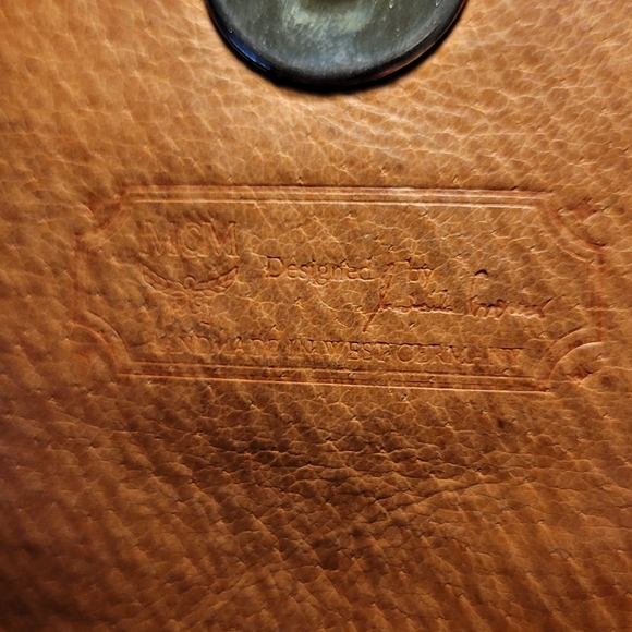 MCM vintage leather mini purse on chain - Picture 8 of 11